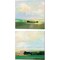 Summer Sky by Julia Purinton 14" x 14" Canvas Wall Art (Set of 2)